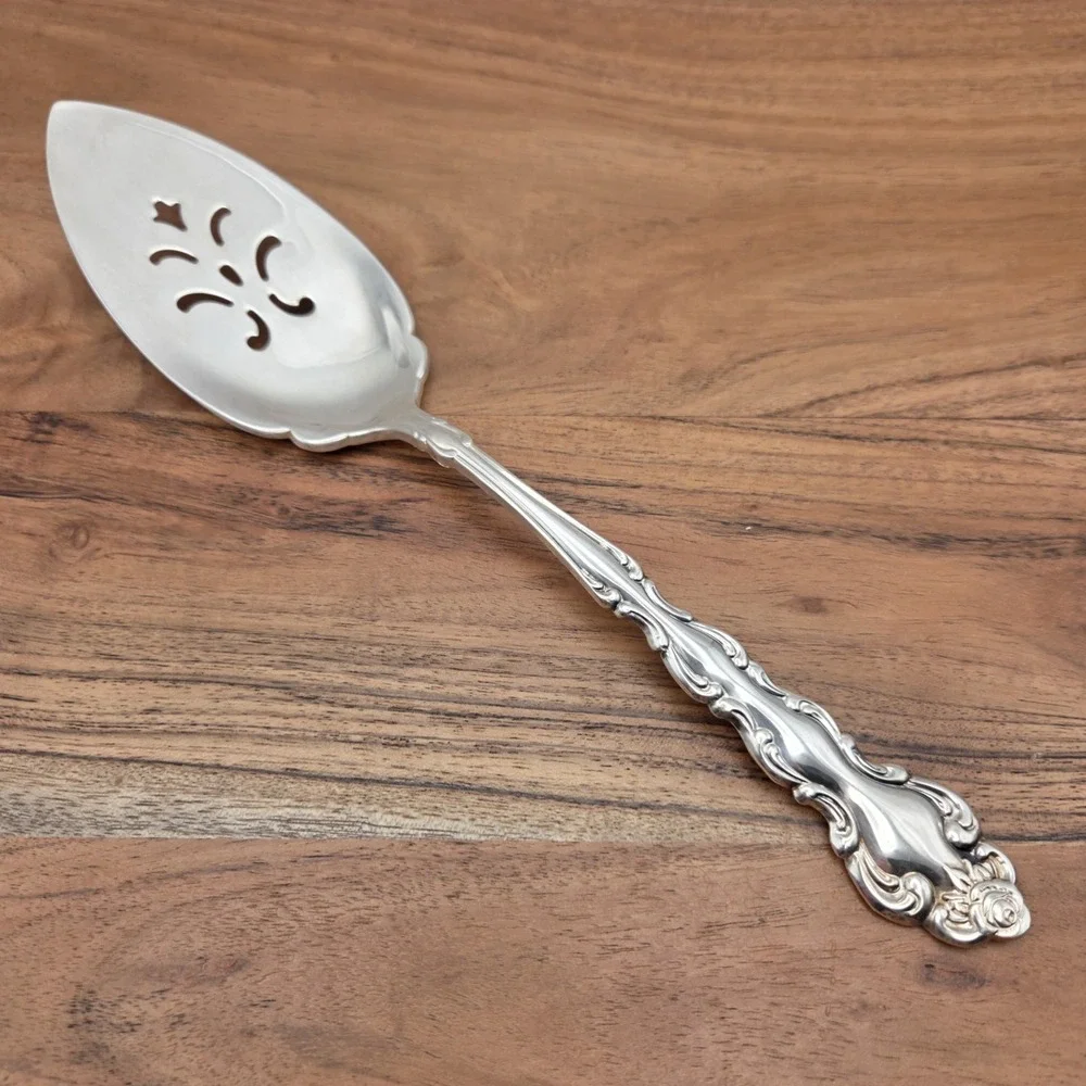 Oneida Community Beethoven Silverplate Serving Set Of 6 Pie Spoon  Betty Crocker